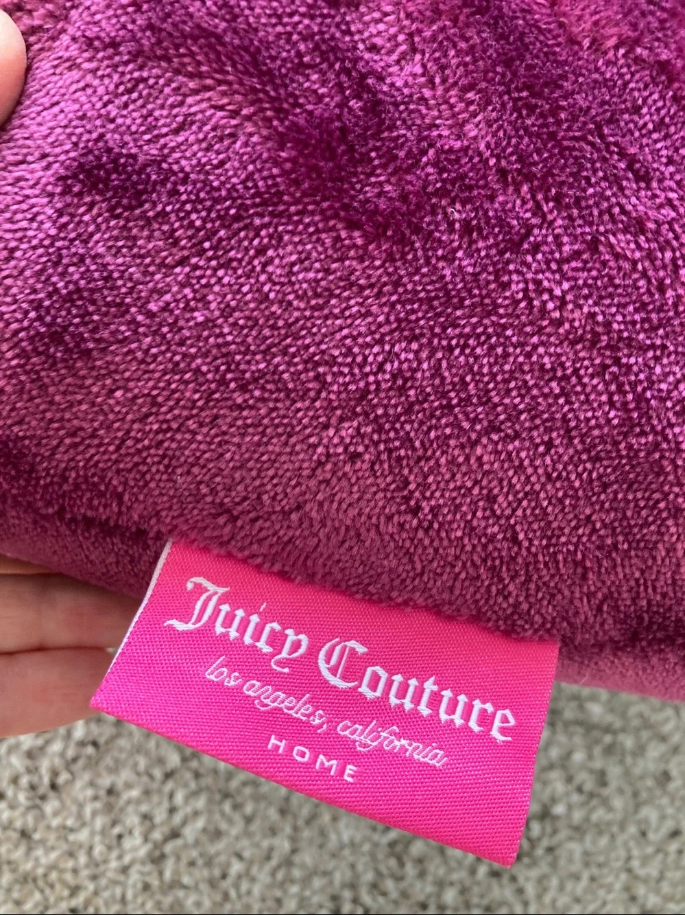 Juicy Couture Plush Heart Shaped Throw Pillow Leopard print